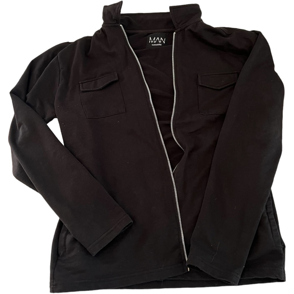 MAN Boohoo Man ™️ | Zip Up Man’s Jacket  | Black | XL